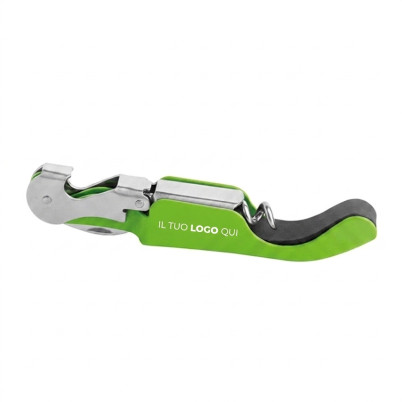 Cavatappi personalizzabile doppia leva 3 in 1 con astuccio included