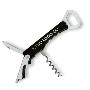 Cavatappi personalizzati con logo - Cavatappi professionale personalizzabile struttura resistente lama acciaio