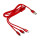 Cavo di ricarica personalizzabile Impression nylon con connettori universali