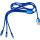 Cavo di ricarica personalizzabile Impression nylon con connettori universali