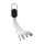 Set Cavi Personalizzabile Impression 4 in 1 con Moschettone e Led
