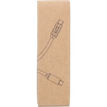 Cavi ricarica smartphone personalizzati con logo - Cavo per la ricarica e trasferimento dati 100W in nylon Gerd