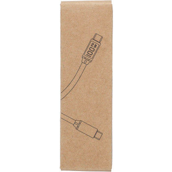 Cavi ricarica smartphone personalizzati con logo - Cavo per la ricarica e trasferimento dati 65W in nylon Claudia