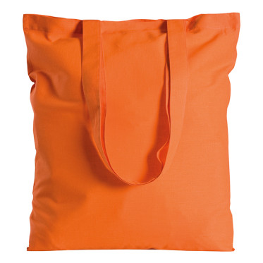 Shopper personalizzabile in cotone resistente con manici lunghi