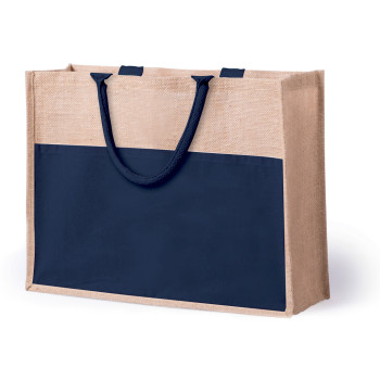 Borse shopper juta personalizzate con logo - Cekon