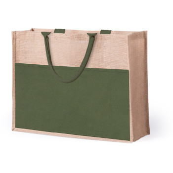 Borse shopper juta personalizzate con logo - Cekon