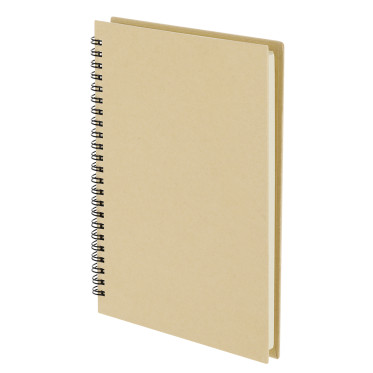 Taccuino planner mensile cartone riciclato 80 fogli rigati
