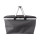 Cestino shopping personalizzabile Impression con manico in alluminio pieghevole
