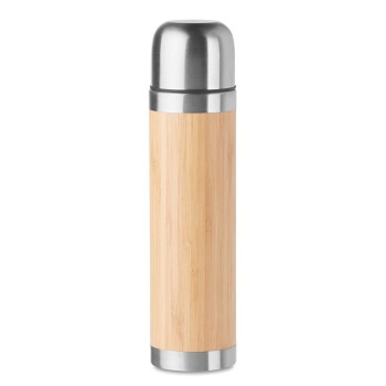 Tazza personalizzata con logo - CHAN BAMBOO - Thermos doppio strato bamboo