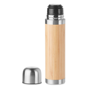 Thermos personalizzato - CHAN BAMBOO - Thermos rivestito in bamboo