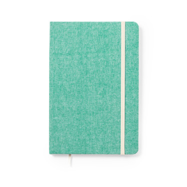 Block Notes personalizzabile in cotone riciclato con copertina rigida