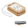 Caricabatterie wireless personalizzabile con cavo 3-in-1 e custodia bamboo