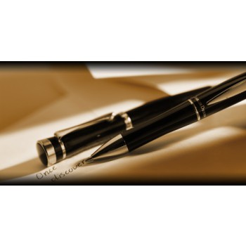 Penna di lusso elegante di qualità personalizzata con logo - Charles Dickens®, penna a sfera in metallo Bibi