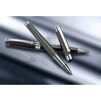 Penna di lusso elegante di qualità personalizzata con logo - Charles Dickens®, set scrittura in metallo Alan
