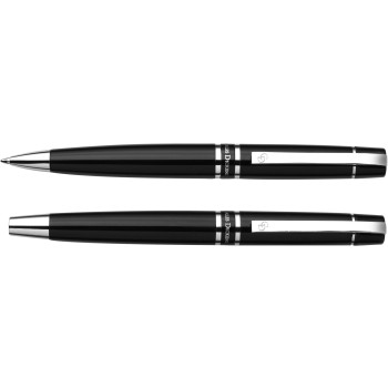 Penna di lusso elegante di qualità personalizzata con logo - Charles Dickens®, set scrittura in metallo Santana