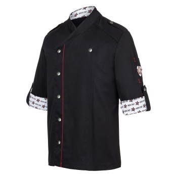 Abbigliamento ristorazione personalizzato con logo - Chef Jacket ROCK CHEF®