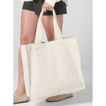 Shopper personalizzate con logo - Chevron Handle Shopper