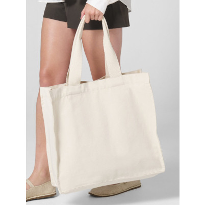 Chevron Handle Shopper