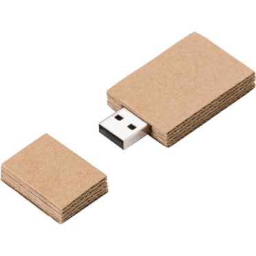 Gadget ecologico ecosostenibile personalizzato - regalo aziendale - Chiavetta USB 16 GB in cartone Archie