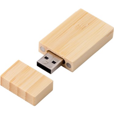 Chiavetta USB 32 GB, in bamboo Mirabelle