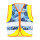 Children's Safety Vest personalizzabile Korntex con strisce riflettenti