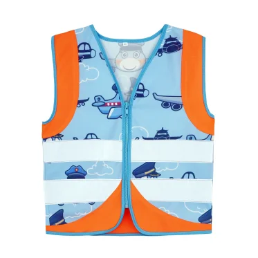 Gilet personalizzato bambini Korntex ad alta visibilità con riflettenti