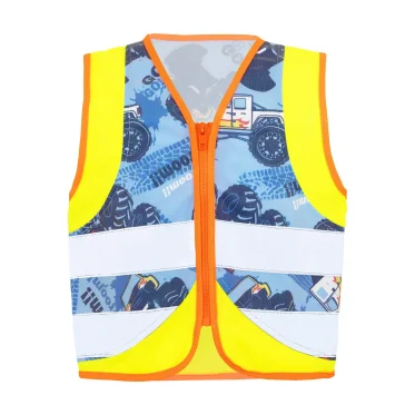 Children's Safety Vest personalizzabile Korntex con strisce riflettenti