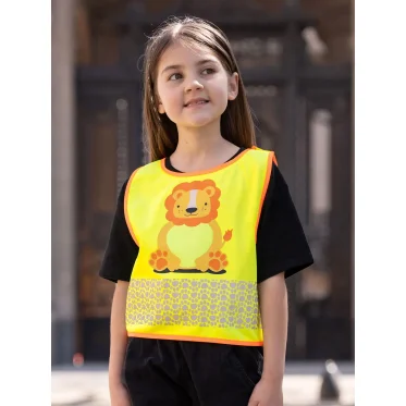 Children’s Safety Vest personalizzabile Korntex gilet alta visibilità bambini