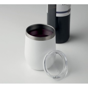 Tazza personalizzata con logo - CHIN CHIN - Bicchiere vino doppio strato