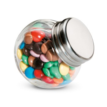 Caramelle cioccolatini personalizzati con logo - CHOCKY - Barattolo con caramelle