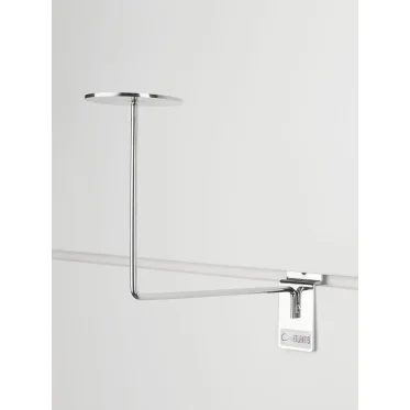 Braccio metallic personalizzabile cromo per espositore Atlantis 170 x 150 mm