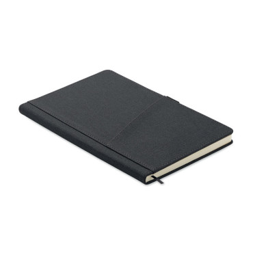 Notebook A5 personalizzabile con copertina rigida in PU e tasca frontale