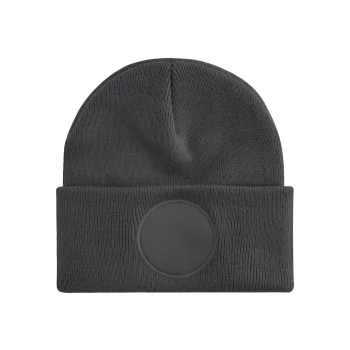 Circular Patch Beanie