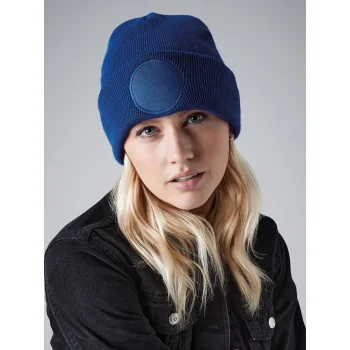 Circular Patch Beanie