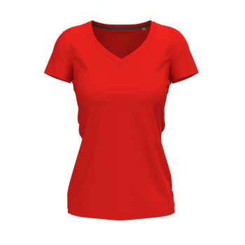 Maglietta t-shirt da donna personalizzata con logo  - Claire V-Neck