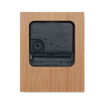 CLAMBU - Orologio da tavolo in bambù