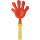 Manina Clap-Clap personalizzabile Impression in polipropilene ergonomico resistente