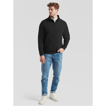 felpe uomo personalizzate - Classic Zip Neck Sweat