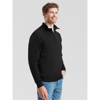 felpe uomo personalizzate - Classic Zip Neck Sweat