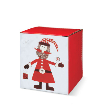 Tazze di Natale personalizzate - CLAUS - Tazza con cucchiaino integrato