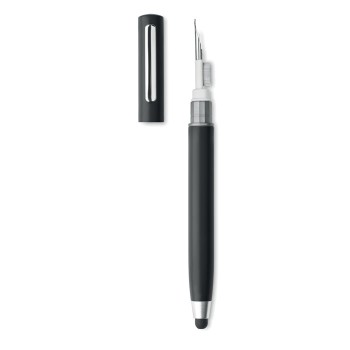Penna personalizzata con logo  - CLEANPEN - Penna stilo TWS set di pulizia