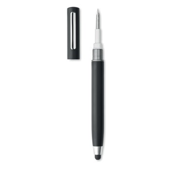 Penna personalizzata con logo  - CLEANPEN - Penna stilo TWS set di pulizia