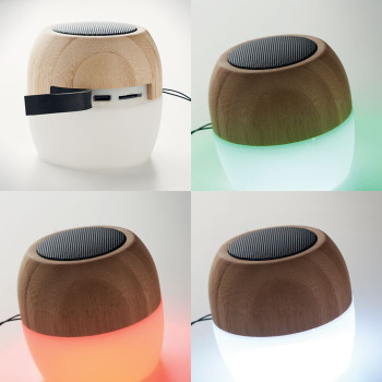 Speaker altoparlante personalizzato con logo - CLEVELAND - Spaker in bamboo 5.0