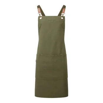 Clip & Clasp' Cross-Back Bib Apron