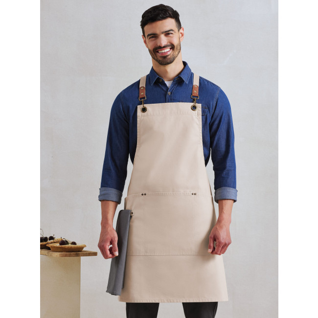 Clip & Clasp' Cross-Back Bib Apron
