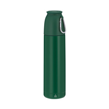 Thermos personalizzato con tazza in acciaio inox riciclato 500 ml