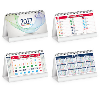 Calendari da tavolo personalizzati con logo - COLOR MIX