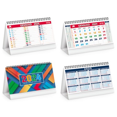 Calendari da tavolo personalizzati con logo - COLOR MIX