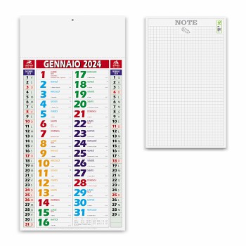 Calendari olandesi personalizzati con logo - COLOR SHADED