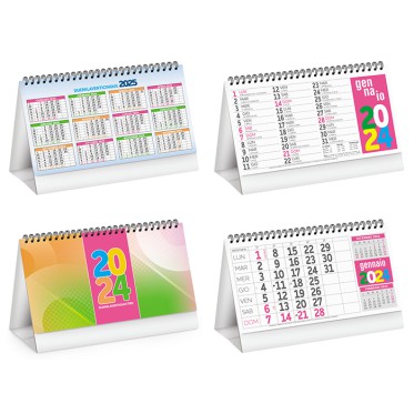 Calendari da tavolo personalizzati con logo - COLOR TABLE
